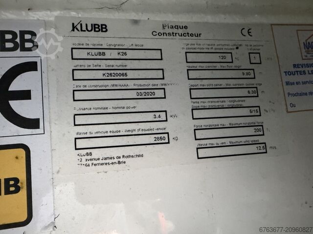 Renault Master 2.3DCI K32 access platform (vehicle-mounted aerial work platform) 12m working height, RENAULT Master 2.3DCI K32 arbeitsbuhne autohoogwerker 12mtr werkhoogte 2020