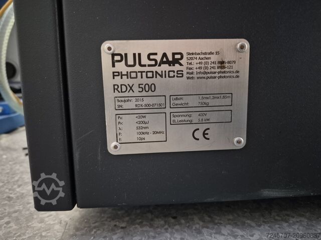 Micromachining System Pulsar Photonics RDX 500