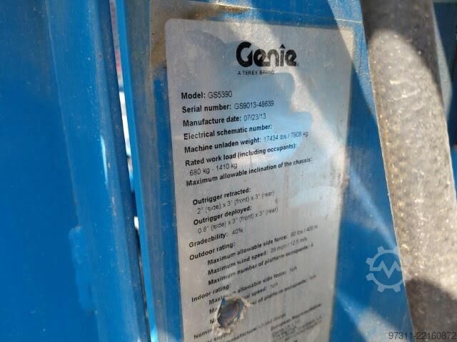 Scissor lift Genie GS-5390 RT