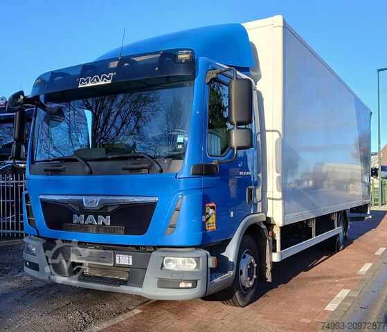 Box body + tail lift MAN TGL 12180 