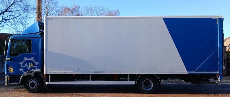 Box body + tail lift MAN TGL 12180 