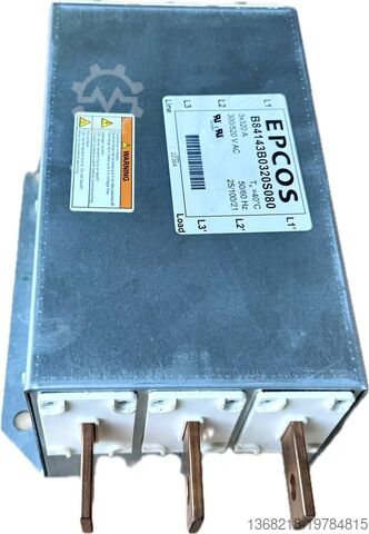 Mains filters Power line filters for 3-phase TDK B84143B0320S081