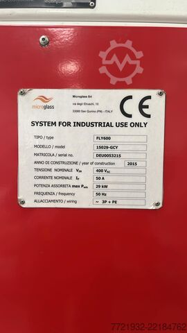 Glass laminating oven Microglass FLY 600
