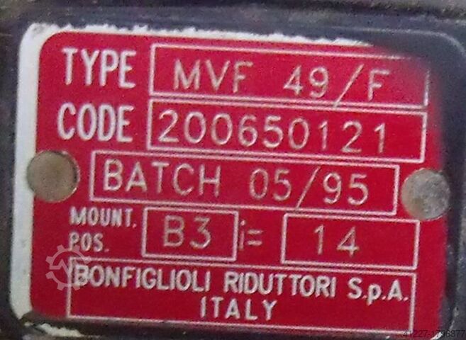 Geared motor 0.37 kW 98 rpm ICME T71B4