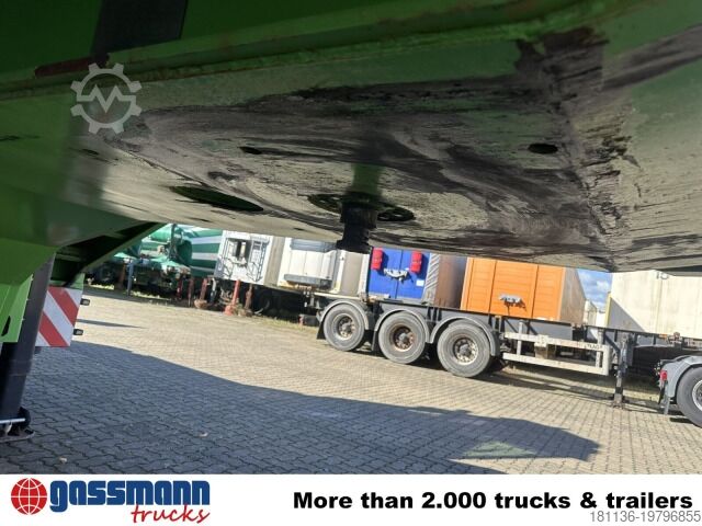 Low loader semitrailer  ALPSAN 56t, hydr. Rampen, Verbr. auf 3m