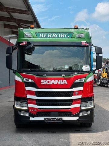 Cattle truck SCANIA P410 4x2LL HFR 1.Stock Viehzug/NAVI/KLIMA/ALU