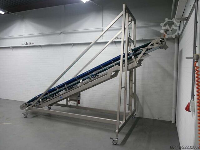 Elevating conveyor belt, Type BeltLoader GEA - Hellings Opvoerband, Type BeltLoader
