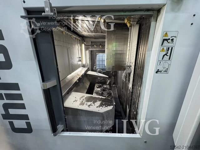 Vertikales CNC-Fertigungszentrum mit Werkstückwechseleinrichtung CHIRON FZ 15 W