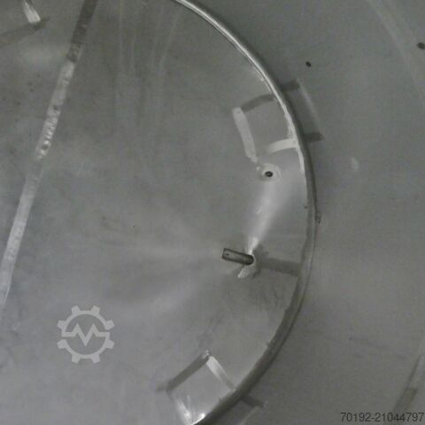 6000 Liter Behälter aus V2A mit Rührwerksflansch  7291