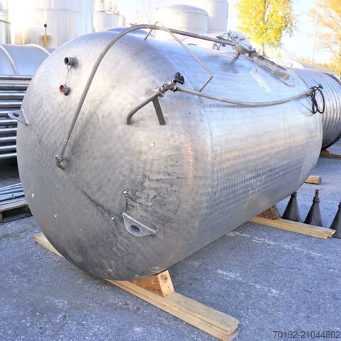 6200 Liter stehender Drucktank aus V4A Edel K0199