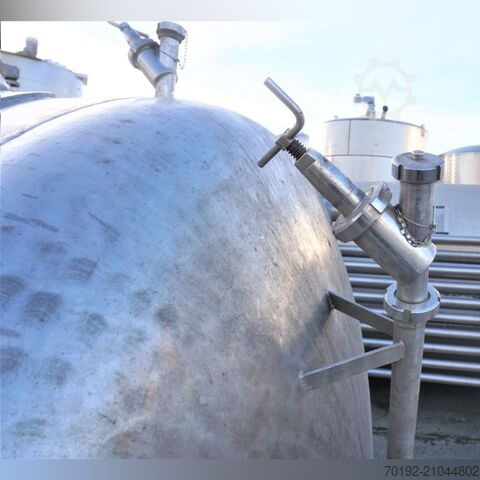 6200 Liter stehender Drucktank aus V4A Edel K0199