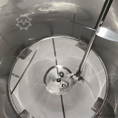 8000 Liter isolierter Rührwerksbehälter aus V2A mit Balkenrührwerk Fimatec B0129