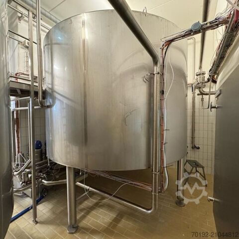 10000 Liter isolierter Rührwerksbehälter aus V2A mit Balkenrührwerk Fimatec B0130