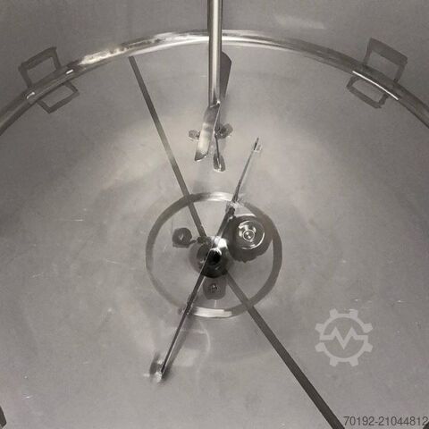 10000 Liter isolierter Rührwerksbehälter aus V2A mit Balkenrührwerk Fimatec B0130
