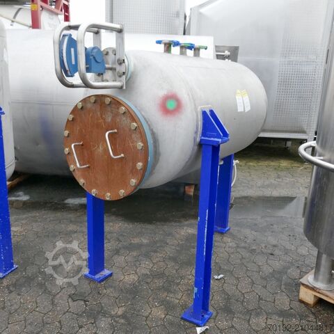 715 Liter horizontaler Druckbehälter aus V4A EDAK AG B0126