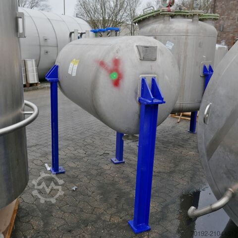 715 Liter horizontaler Druckbehälter aus V4A EDAK AG B0126