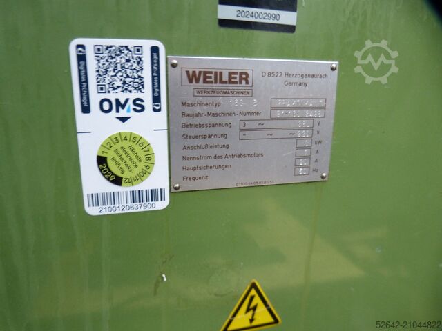 Leit-/Zugspindeldrehmaschine WEILER Praktikant 160