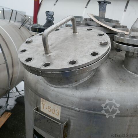 530 Liter Druckbehälter aus V4A INOX - MAURER AG B0123