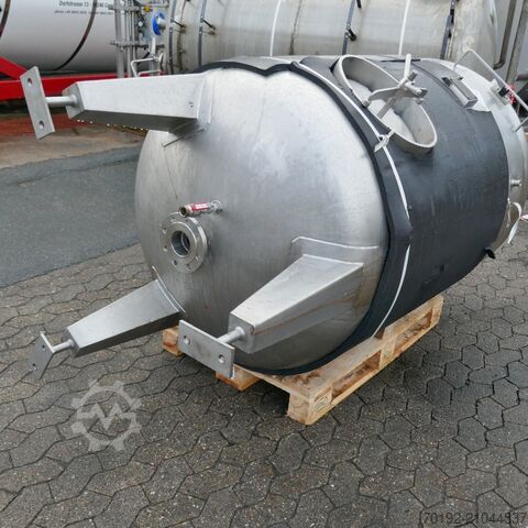 1500 Liter isolierter Druckbehälter aus V2A Behälter KG Bremen B0121