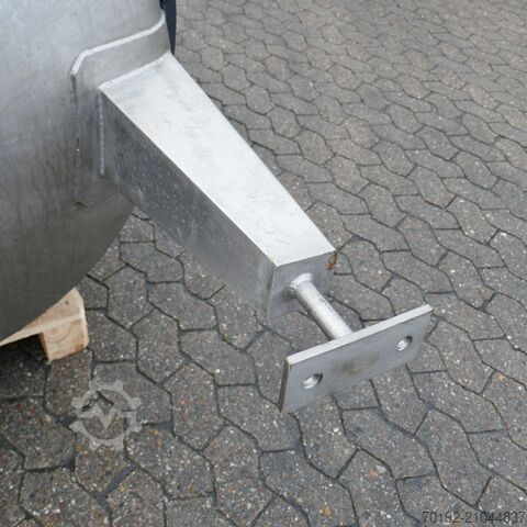 1500 Liter isolierter Druckbehälter aus V2A Behälter KG Bremen B0121