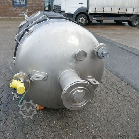 1500 Liter isolierter Druckbehälter aus V2A Behälter KG Bremen B0121