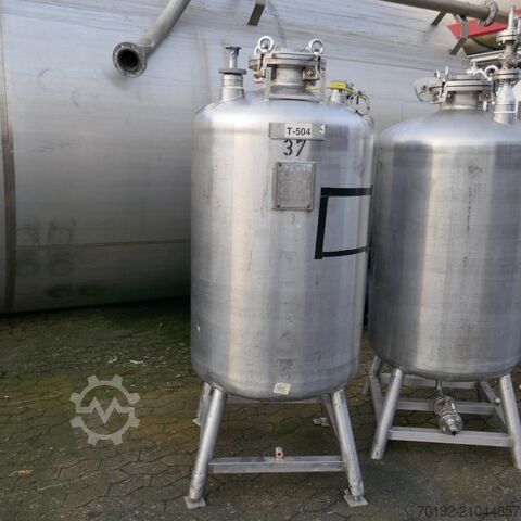640 Liter Druckbehälter aus V4A  B0119