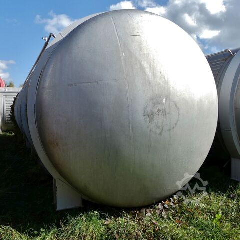 72500 Liter heiz-/kühlbarer horizontaler Behälter aus V2A  B0114