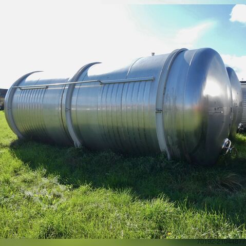 53000 Liter heiz-/kühlbarer horizontaler Behälter aus V2A Hinke B0115
