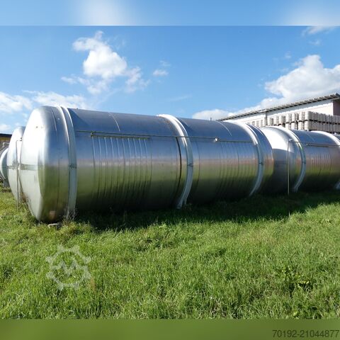 53000 Liter heiz-/kühlbarer horizontaler Behälter aus V2A Hinke B0115
