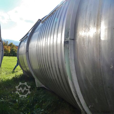 53000 Liter heiz-/kühlbarer horizontaler Behälter aus V2A Hinke B0115