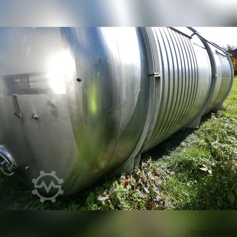 53000 Liter heiz-/kühlbarer horizontaler Behälter aus V2A Hinke B0115