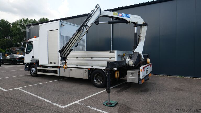 Crane truck Volvo FL 280 open box truck with HMF 1320 crane 362.3...