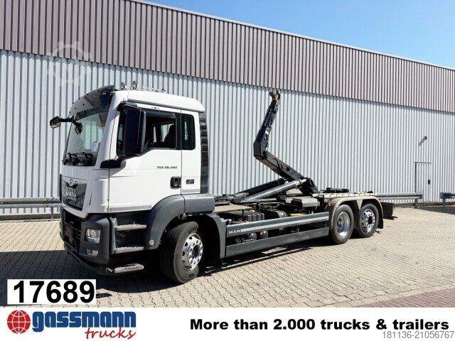 Abrollkipper MAN TGS 26.460 6x2-4 BL, Lenk-/Liftachse, Motorabtrieb