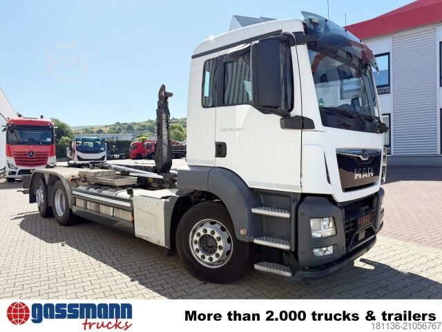 Abrollkipper MAN TGS 26.460 6x2-4 BL, Lenk-/Liftachse, Motorabtrieb