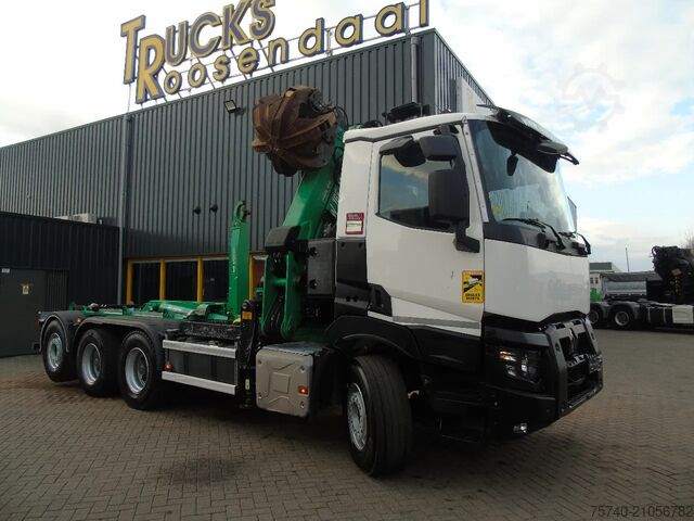 Kranwagen Renault C 480 + BOB 165S2 + HOOK + 8X4 + NEW NEW! 146KM