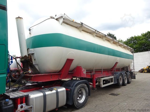 Silo semitrailer FELDBINDER KIP 57.3 Silo für Staub u. Rieselgüter ca. 60m³