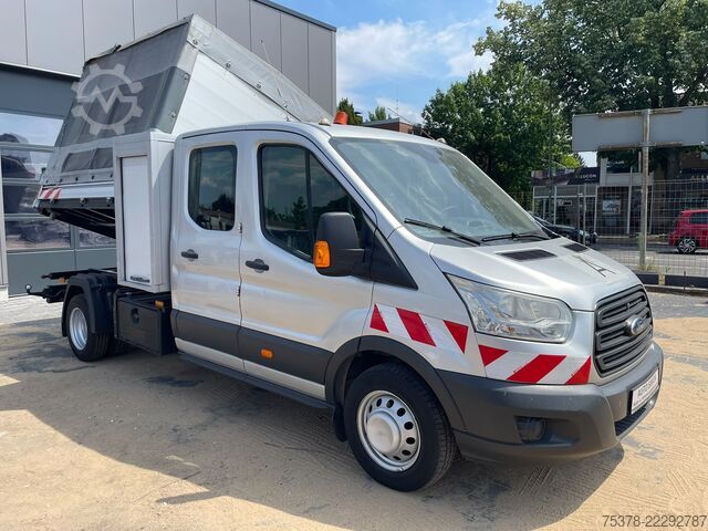 Curtain sider van Ford Transit Kipper aus 1.Hand+Klima+AHK+EU5