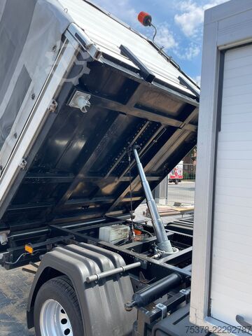 Curtain sider van Ford Transit Kipper aus 1.Hand+Klima+AHK+EU5