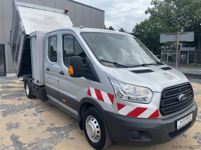 Curtain sider van Ford Transit Kipper aus 1.Hand+Klima+AHK+EU5
