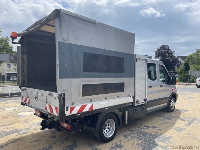 Curtain sider van Ford Transit Kipper aus 1.Hand+Klima+AHK+EU5