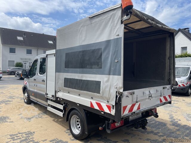 Curtain sider van Ford Transit Kipper aus 1.Hand+Klima+AHK+EU5