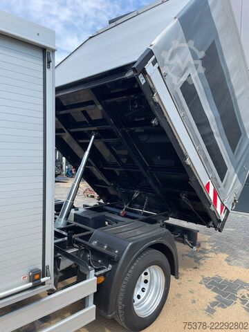 Curtain sider van Ford Transit Kipper aus 1.Hand+Klima+AHK+EU5