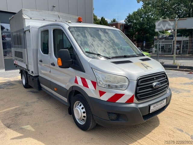 Curtain sider van Ford Transit Kipper aus 1.Hand+Klima+AHK+EU5