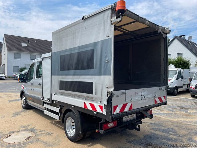 Curtain sider van Ford Transit Kipper aus 1.Hand+Klima+AHK+EU5