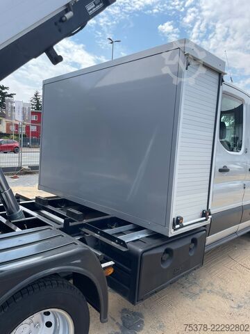 Curtain sider van Ford Transit Kipper aus 1.Hand+Klima+AHK+EU5