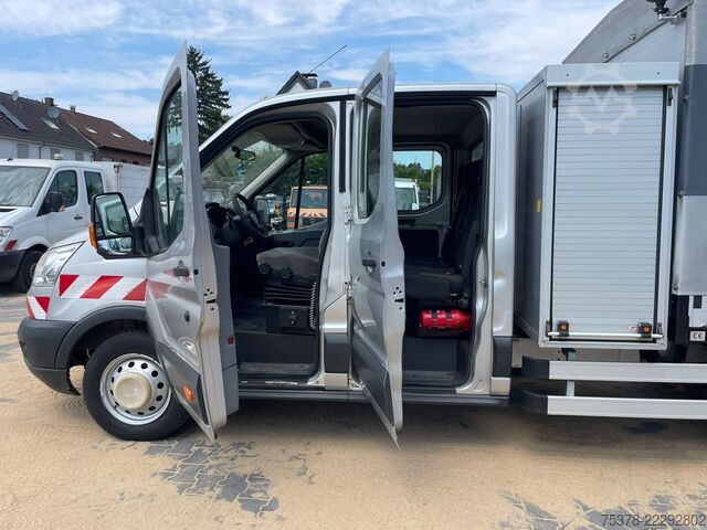 Curtain sider van Ford Transit Kipper aus 1.Hand+Klima+AHK+EU5