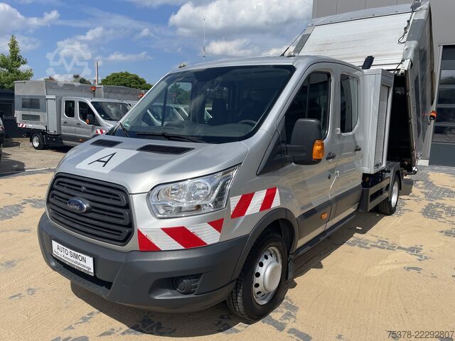 Curtain sider van Ford Transit Kipper aus 1.Hand+Klima+AHK+EU5