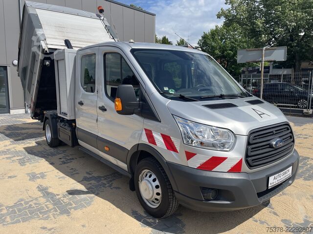 Curtain sider van Ford Transit Kipper aus 1.Hand+Klima+AHK+EU5