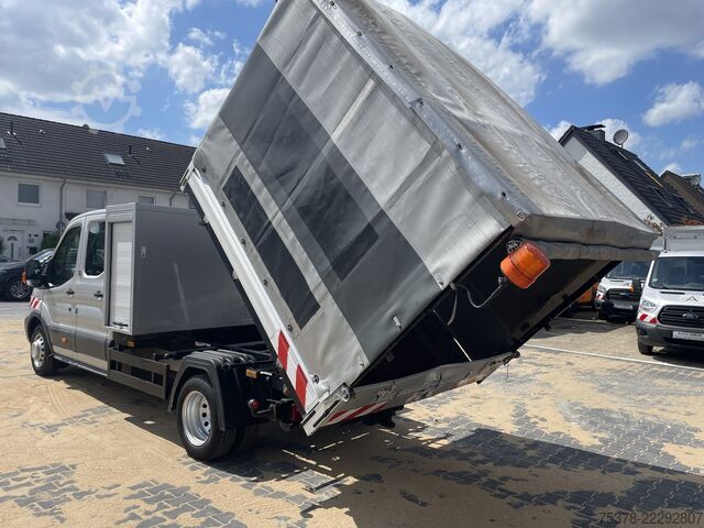 Curtain sider van Ford Transit Kipper aus 1.Hand+Klima+AHK+EU5