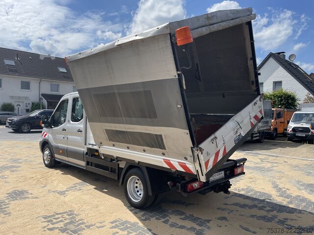 Curtain sider van Ford Transit Kipper aus 1.Hand+Klima+AHK+EU5